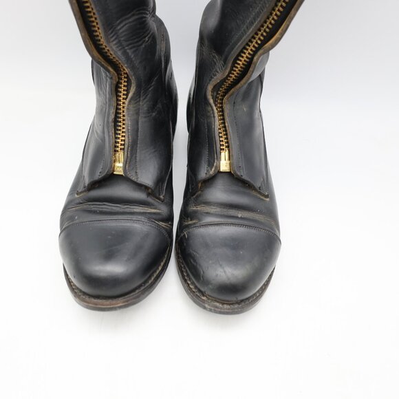 Custom Handmade Dehner Men 9-10 police Trooper Motorcycle Patrol Boots Riding - Picture 11 of 12